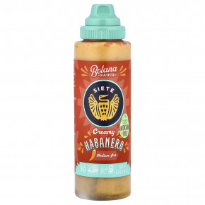 Siete, сливочный соус хабанеро ботана, средней остроты, 241 г (8,5 унции) - описание | фото