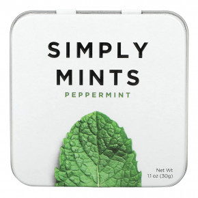 Simply Gum, Mints, перечная мята, 30 г (1,1 унции) - описание | фото