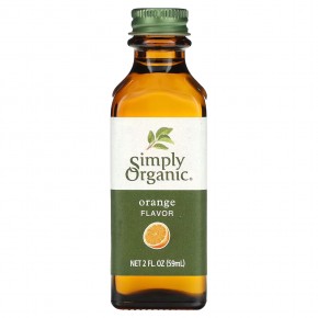 Simply Organic, Апельсиновый ароматизатор, 2 жидк. унц. (59 мл) - описание