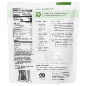 Simply Organic, классический соус фахита для тушения говядины или курицы, 227 г (8 унций) (Товар снят с продажи) в Москве - eco-herb.ru | изображение Simply Organic, классический соус фахита для тушения говядины или курицы, 227 г (8 унций) (Товар снят с продажи) в Москве - eco-herb.ru | фото