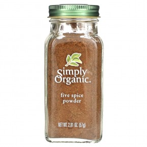Simply Organic, Порошок Five Spice, 2.01 унции (57 г) в Москве - eco-herb.ru | фото