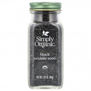 Simply Organic, Семена черного кунжута, 80 г (2,82 унции) - подробнее Simply Organic, Семена черного кунжута, 80 г (2,82 унции) - описание