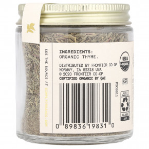 Simply Organic, Single Origin, польский чабрец, 28 г (1 унция) (Товар снят с продажи) в Москве - eco-herb.ru | фото