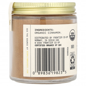 Simply Organic, Single Origin, вьетнамская корица, 52 г (1,83 унции) (Товар снят с продажи) в Москве - eco-herb.ru | фото