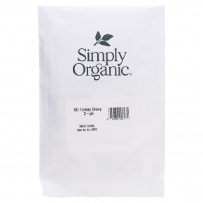 Simply Organic, смесь для подливы для индейки, 3 упаковки по 24 г (0,85 унции) в Москве - eco-herb.ru | фото