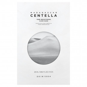 SKIN1004, мадагаскарская готу кола, осветляющая маска для сияния кожи, 5 шт., по 25 мл (0,84 жидк. унции) в Москве - eco-herb.ru | фото