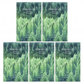 SKIN1004, расслабляющая маска для лица с мадагаскарской готу колой, Tea-Trica, 5 шт., по 24 мл (0,81 жидк. унции) - описание | фото