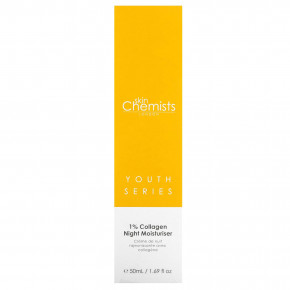 skinChemists, Youth Series, ночное увлажняющее средство с 1% коллагеном, 50 мл (1,69 жидк. унц.) в Москве - eco-herb.ru | фото