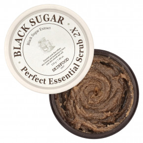 SKINFOOD, Black Sugar Perfect Essential Scrub 2X, 210 г (7,4 унции) в Москве - eco-herb.ru | фото
