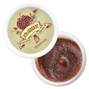 SKINFOOD, смываемая маска для лица с черным сахаром, с клубникой, 100 г (3,52 унции) в Москве - eco-herb.ru | фото