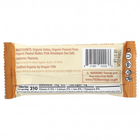 Skout Organic, протеиновый батончик, арахисовая паста, 55 г (1,9 унции) в Москве - eco-herb.ru | фото