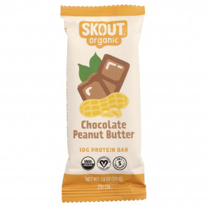 Skout Organic, протеиновый батончик, шоколад и арахисовая паста, 55 г (1,9 унции) - подробнее Skout Organic, протеиновый батончик, шоколад и арахисовая паста, 55 г (1,9 унции) - описание