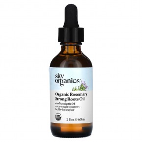 Sky Organics, Органическое масло крепких корней розмарина с маслом макадамии, 60 мл (2 жидк. Унции) - описание