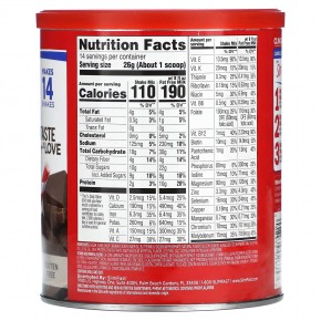 SlimFast, Original, коктейльная смесь для замены приема пищи, насыщенный шоколадный вкус, 364 г (12,83 унции) в Москве - eco-herb.ru | фото