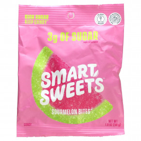 SmartSweets, Sourmelon Bites, 1.8 oz (50 g) в Москве - eco-herb.ru | фото