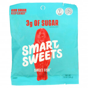 SmartSweets, Sweet Fish, ягоды, 50 г (1,8 унции) в Москве - eco-herb.ru | фото