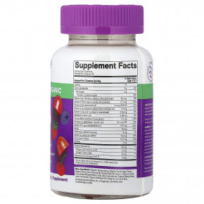 SmartyPants, органические мультивитамины и омега для малышей, со вкусом вишни и ягодного микса, 60 жевательных таблеток в Москве - eco-herb.ru | фото