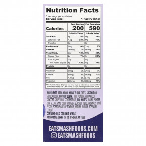 Smash Foods, Toasties™, виноград сорта «конкорд», 3 шт. по 54 г (1,9 унции) в Москве - eco-herb.ru | фото