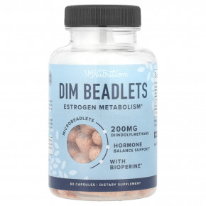 SMNutrition, DIM бусинки с BioPerine®, 60 капсул - описание | фото