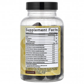 SMNutrition, Mega Blend, 10 в 1, жевательные мармеладки с грибами, со вкусом малины, 60 жевательных мармеладок в Москве - eco-herb.ru | фото