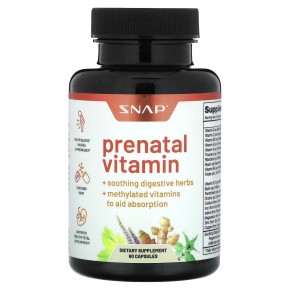 Snap Supplements, Витамин для беременных, 60 капсул в Москве - eco-herb.ru | фото