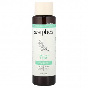 Soapbox, шампунь для восстановления баланса кожи головы, чайное дерево и мята, 473 мл (16 жидк. унций) - описание | фото