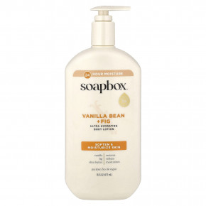 Soapbox, ультраувлажняющий лосьон для тела, ваниль и инжир, 473 мл (16 жидк. унций) в Москве - eco-herb.ru | фото