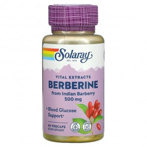 Solaray, Berberine, 500mg, 60 VegCaps в Москве - eco-herb.ru | фото