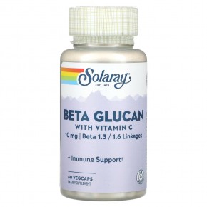 Solaray, Beta Glucan with Vitamin C, 60 VegCaps в Москве - eco-herb.ru | фото