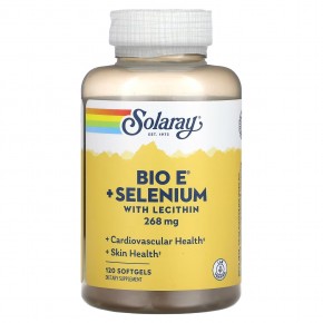 Solaray, Bio ≠ + Selenium, витамин E с селеном, 200 МЕ, 120 капсул в Москве - eco-herb.ru | фото