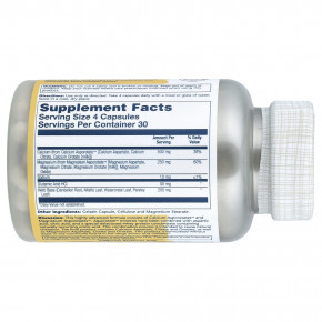 Solaray, Cal-Mag Asporotates™, улучшенный хелатный комплекс, 120 капсул в Москве - eco-herb.ru | фото