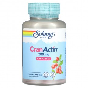 Solaray, CranActin, жевательные таблетки, 200 мг, 60 жевательных таблеток в Москве - eco-herb.ru | фото