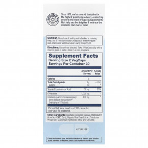 Solaray, CranActin®, D-манноза, 60 капсул VegCap в Москве - eco-herb.ru | фото