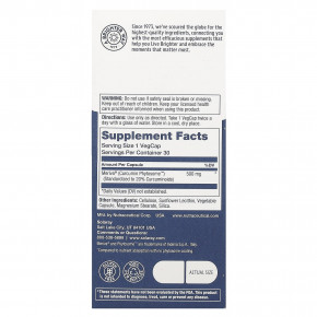 Solaray, Фитосомы куркумы, 500 мг, 30 вегетарианских капсул в Москве - eco-herb.ru | фото