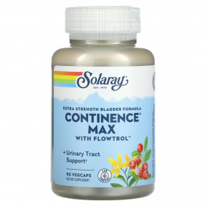 Solaray, Формула для мочевого пузыря Extra Strength, Continence Max с Flowtrol, 90 растительных капсул в Москве - eco-herb.ru | фото