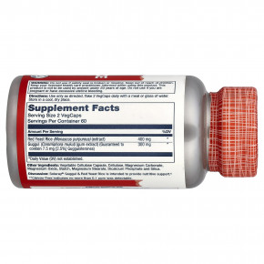 Solaray, гуггул, красный ферментированный рис, 120 растительных капсул в Москве - eco-herb.ru | фото