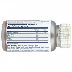 Solaray, индол-3-карбинол с крестоцветными овощами, 30 капсул VegCap в Москве - eco-herb.ru | фото