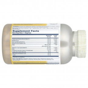 Solaray, комплекс витаминов группы B 100, 250 растительных капсул в Москве - eco-herb.ru | фото