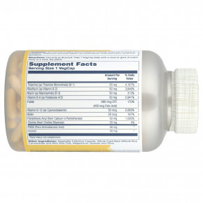 Solaray, комплекс витаминов группы B, 50 мг, 250 растительных капсул в Москве - eco-herb.ru | фото