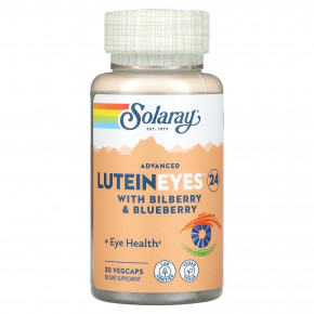 Solaray, Lutein Eyes 24 Advanced, 24 mg, 30 VegCaps в Москве - eco-herb.ru | фото