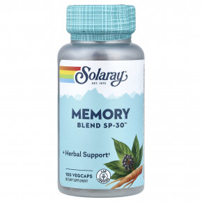 Solaray, Memory Blend SP-30™, 100 растительных капсул в Москве - eco-herb.ru | изображение Solaray, Memory Blend SP-30™, 100 растительных капсул в Москве - eco-herb.ru | фото