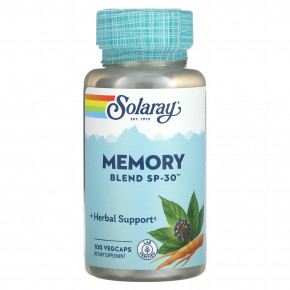 Solaray, Memory Blend SP-30, 100 VegCaps в Москве - eco-herb.ru | фото