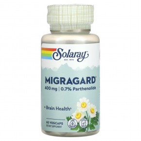 Solaray, MigraGard, 400 мг, 60 растительных капсул в Москве - eco-herb.ru | фото