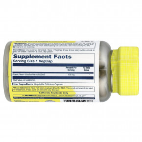 Solaray, ним, 400 мг, 100 растительных капсул в Москве - eco-herb.ru | фото