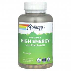 Solaray, Once Daily High Energy, Multi-Vita-Min, без железа, 120 капсул в Москве - eco-herb.ru | фото