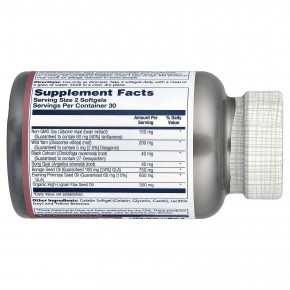 Solaray, Phytoestrogen™ с незаменимыми жирными кислотами с диким ямсом, воронцем кистевидным и дудником китайским, 60 мягких таблеток в Москве - eco-herb.ru | фото