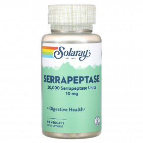 Solaray, Serrapeptase, 10 мг, 90 капсул - описание | фото