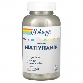 Solaray, Spectro Multivitamin, 250 капсул - описание | фото