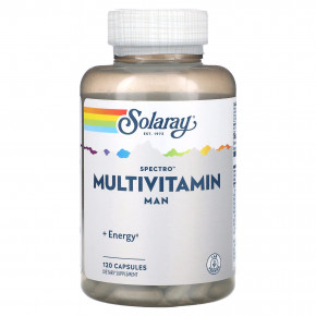 Solaray, Spectro Multivitamin, для мужчин, 120 капсул - описание | фото