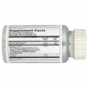 Solaray, Total Cleanse™, печень, 60 вегетарианских капсул в Москве - eco-herb.ru | фото